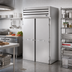 Thumbnail image #2 for True SPEC SERIES Roll-Thru Two-Section Refrigerator with Solid Swing Doors, Stainless Steel, 89-Inch High