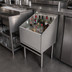 Thumbnail image #2 for Krowne Royal Series Freestanding Underbar Liquor Bottle Display Unit with Removable Locking Cover, 24 Inch x 29 Inch, 28-Bottle Capacity