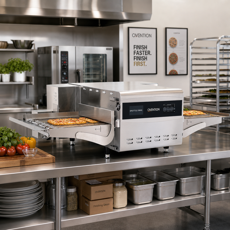Product image #3 for Ovention Shuttle S1600 Electric Ventless Countertop Single-Deck Rapid Cook Impingement Oven