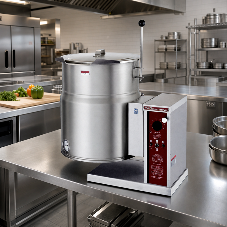 Product image #2 for Crown EC-12TW 12 Gallon Countertop Electric Tilting Kettle