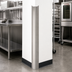Thumbnail image #2 for BK Resources 96-Inch Stainless Steel Outside Wall Corner Guard, 4 x 4 Inches, 16 Gauge