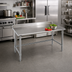 Thumbnail image #2 for Eagle Deluxe Series Stainless Steel Work Table with 4-1/2-Inch Backsplash, 30 x 24 Inches