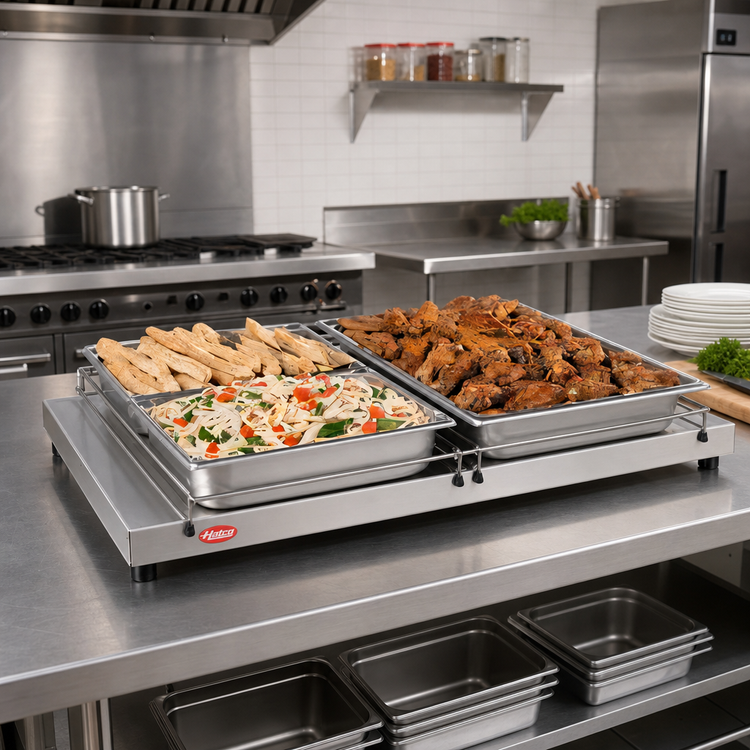 Product image #2 for Hatco Glo-Ray® 18-Inch Freestanding Heated Shelf, 15-3/4-Inch Deep
