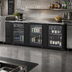 Thumbnail image #2 for Hoshizaki BB95-G 95.5-Inch Three-Section Glass Door Back Bar Cooler
