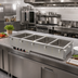 Thumbnail image #2 for Vollrath Four-Well Modular Wet Hot Food Well Drop-In with Marine Grade 316 Stainless Steel Wells, Thermostatic Controls, Auto-Fill, and Manifold Drain, 240V