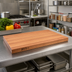 Thumbnail image #2 for John Boos Boos Block American Cherry Edge Grain Kitchen Countertop, 12 x 25 Inch, 1-1/2 Inch Thick, Flat, Penetrating Oil Finish