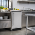 Thumbnail image #2 for True Residential 15-Inch ADA Undercounter Full-Size/Dice Clear Ice Machine with 28 lb Storage Bin, Left-Hinged Stainless Solid Door