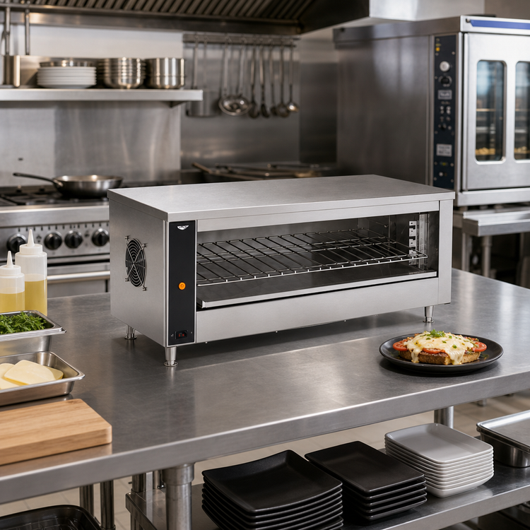 Product image #2 for Vollrath 35-Inch Countertop Plate-Activated Cheese Melter/Finishing Oven, 208V