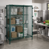 Thumbnail image #2 for EagleGard Stationary Open Wire Security Cage with Dual Padlock Doors, 63-1/4 Inch W x 27-1/4 Inch D x 67 Inch H