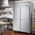 Thumbnail image #2 for Beverage Air Horizon Series Two-Section Reach-In Freezer, 45.2 Cu. Ft., Top-Mounted Self-Contained Refrigeration