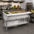 Thumbnail image #2 for 5-Well Gas Dry Heat Steam Table with Open Shelf Base and Cutting Board
