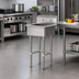 Thumbnail image #2 for Advance Tabco Freestanding 1-Station Stainless Steel Service Sink with 10-Inch Deep Bowl