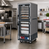 Thumbnail image #2 for Metro C5 3 Series Mobile Full-Height Heated Holding and Proofing Cabinet with Moisture Control, Gray Insulation Armour, and Dutch Clear Doors