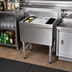 Thumbnail image #2 for Advance Tabco Special Value 24-Inch Wide 12-Inch Deep Underbar Cocktail Unit Bar Ice Bin with 77-lb Ice Capacity