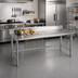 Thumbnail image #2 for Eagle Group Deluxe Series Stainless Steel Work Table with 4-1/2-Inch Backsplash, 120 x 30 Inch