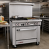 Thumbnail image #2 for Southbend S-Series 36-Inch Gas Restaurant Range with 2 Open Burners, 24-Inch Griddle, and Convection Oven