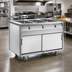 Thumbnail image #2 for Randell 60-Inch Mobile Electric Hot Food Table with 4 Wells and Heated Cabinet Base