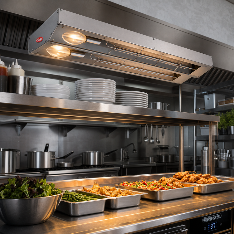 Product image #2 for Hatco Glo-Ray 24-Inch Lighted Infrared Strip Heater, 770-Watt, Aluminum
