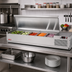 Thumbnail image #3 for Turbo Air E-Line Countertop Self-Contained Refrigerated Salad Prep Table, 48-3/8 Inch, 5 x 1/4 Size Pan Capacity