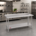 Thumbnail image #2 for Duke Stainless Steel Work Table with 1-1/8