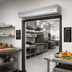 Thumbnail image #3 for Berner Architectural Icon 10 72-Inch Dual-Motor Electric Heated Air Curtain