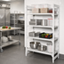 Thumbnail image #3 for Cambro Camshelving Premium 4-Tier Vented Stationary Starter Unit, 21 x 48 x 72 Inches