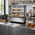 Thumbnail image #3 for Migali Competitor Series® Curved Glass Countertop Refrigerated Display Case with Sliding Glass Doors, 4.2 Cu. Ft.