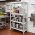Thumbnail image #2 for Lifetime Tough 3-Shelf Tubular Aluminum Dunnage Shelving, 54W x 24D x 64H