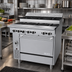 Thumbnail image #2 for Garland Cuisine Series 36-Inch Heavy Duty Step-Up Gas Range with 6 Open Burners and Convection Oven