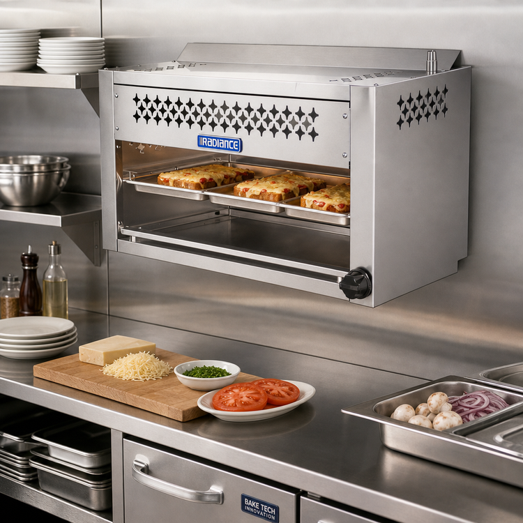 Product image #2 for Bake Tech Innovation Radiance 36-Inch Gas Cheesemelter, Range/Wall Mount, 35,000 BTU