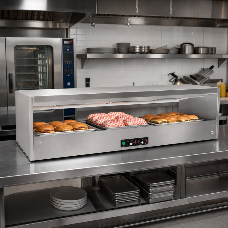 Product image #2 for BKI SM-6224R 62-Inch Countertop Pass-Through Sandwich Warmer