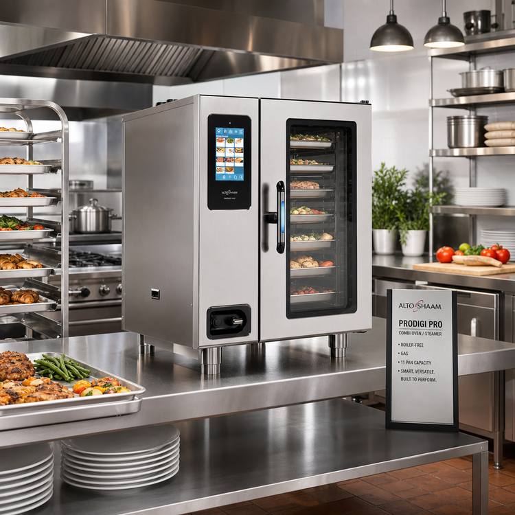 Product image #2 for Alto-Shaam Prodigi PRO 10-10G Boiler-Free Gas Countertop Combi Oven/Steamer, 11 Pan Capacity