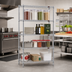 Thumbnail image #2 for EAGLEbrite 4-Tier Wire Starter Shelving Unit, 42 x 24 x 63 Inches, Zinc Finish