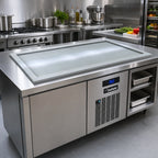 Thumbnail image #2 for Delfield N8256-STP Drop-In Frost Top for 2 Sheet Pans, Self-Contained R290 Refrigeration, 55.6-Inch Wide