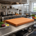 Thumbnail image #2 for Boos Block American Cherry Edge Grain Kitchen Countertop, 48 x 42 x 2-1/4 Inches, Penetrating Oil Finish