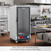 Thumbnail image #2 for Metro C5 1 Series 3/4 Height Mobile Non-Insulated Heated Holding and Proofing Cabinet with Clear Polycarbonate Door and Universal Wire Slides