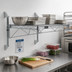 Thumbnail image #2 for Quantum Wall-Mount Cantilever Wire Shelf Kit, 54 x 21 Inch, Gray Epoxy Antimicrobial Finish