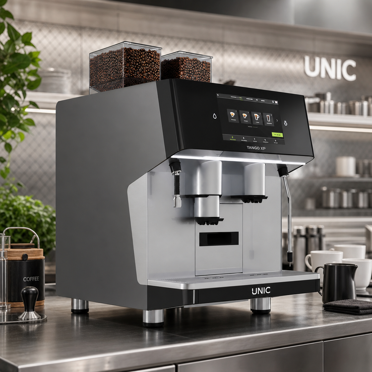 Product image #2 for UNIC Tango XP DUO 2-Step 2-Group Super Automatic Espresso Machine with SteamAir Wand