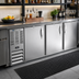 Thumbnail image #2 for Beverage-Air 78-Inch Three-Section Food-Rated Back Bar Refrigerator with Solid Doors