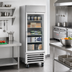 Thumbnail image #2 for Beverage-Air Horizon Series Stainless Steel One-Section Glass Door Reach-In Freezer, Bottom-Mount, 23.32 Cu. Ft.