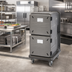 Thumbnail image #2 for Cambro Pro Cart Ultra Electric Front-Loading Cold Food Pan Carrier, 2 Compartments, 16 GN 1/1 Pan Capacity