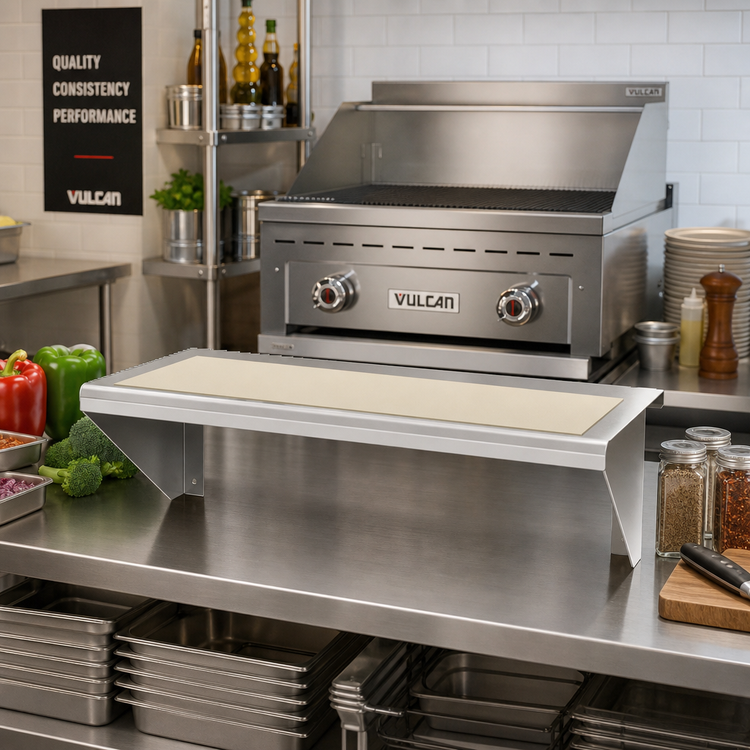 Product image #2 for Vulcan 47-Inch Stainless Steel Sani-Tuff Two-Piece Cutting Board Accessory for VACB47 Counter Model Gas Charbroiler