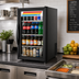 Thumbnail image #2 for True Countertop Glass Door Refrigerated Merchandiser, 1 Door, 3 Shelves, Black Exterior