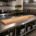 Thumbnail image #2 for John Boos 96-Inch x 12-Inch Steam Table Cutting Board, 1-1/4-Inch Thick, Maple