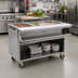 Thumbnail image #2 for Spec-Master SPHT4OB-208 4-Well Electric Mobile Hot Food Table with Open Base