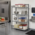 Thumbnail image #2 for Cambro Camshelving Basics Plus 4-Shelf Solid Add-On Polymer Shelving Unit, 24