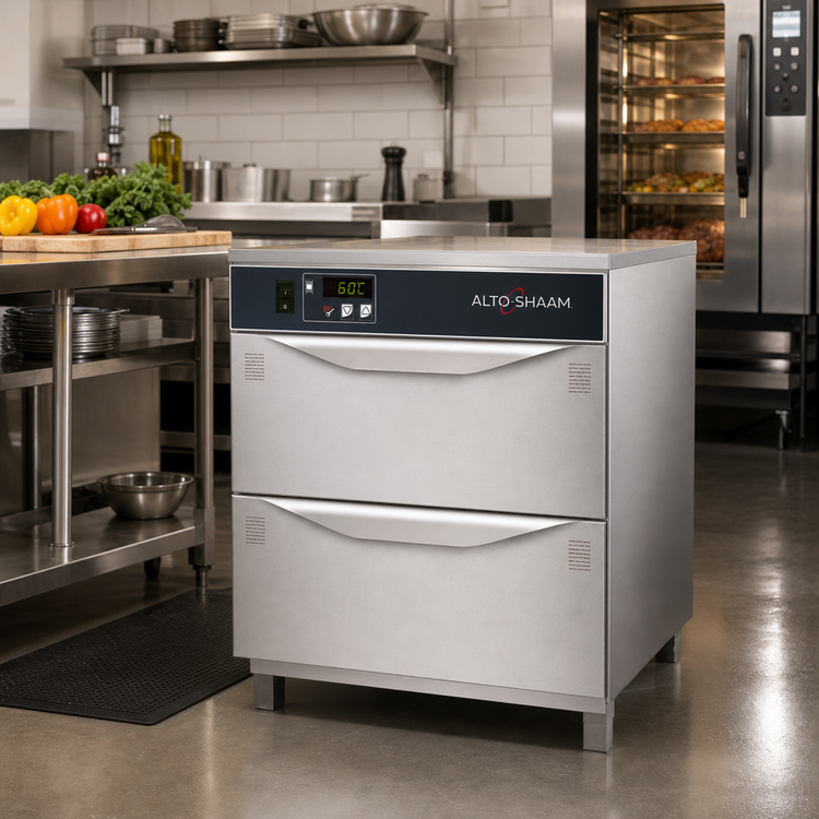 Product image #2 for Alto-Shaam Halo Heat 2-Drawer Narrow Warming Drawer, Freestanding