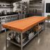 Thumbnail image #2 for Boos Block American Cherry Edge Grain Kitchen Countertop, 132 x 27 x 3 Inch, Varnique Finish