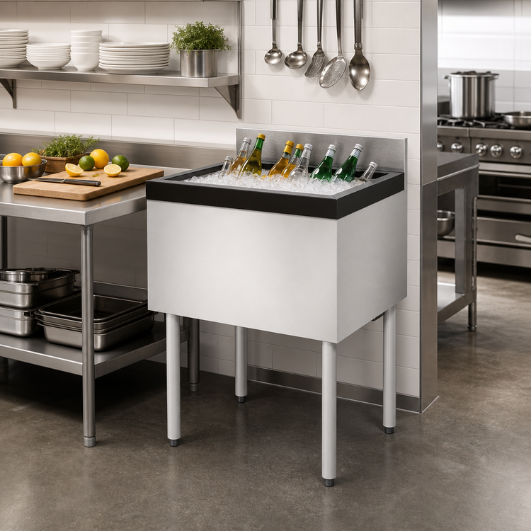 Product image #2 for Tobin Ellis Signature 30-Inch Modular Ice Chest, 64 lb. Capacity, 6-Inch Backsplash