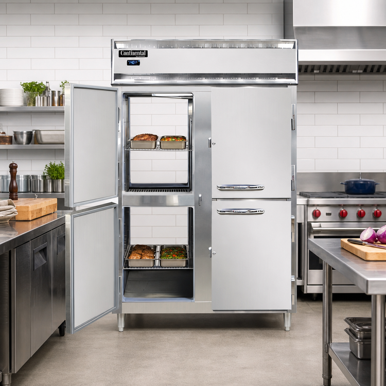 Product image #2 for Continental Refrigerator DL2W-PT-HD Designer Line Pass-Thru Heated Cabinet